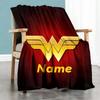 Warner (27) Customize Text Blanket Gift Customizable Blanket Ultra-Soft Perfect for Bedding Sofa Living Room Home Decor for All Occasions