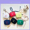 Trendy Summer Kids Canvas Crossbody Bag Stylish Alphabet Design For Boys And Girls