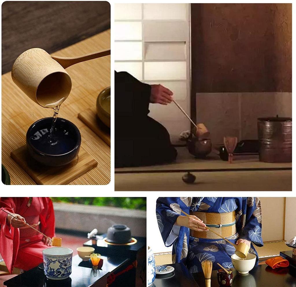 1 Bamboo Tea Ceremony Ladle for Tea Ceremony, Tea Utensils, Tea Bowl, Ladle, for Matcha Tea Ceremony
