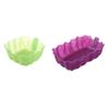 2/4Pcs Lunch Dividers Dish Cups Salad Dressing Containers Reusable Resin Kids Bento Box Dividers
