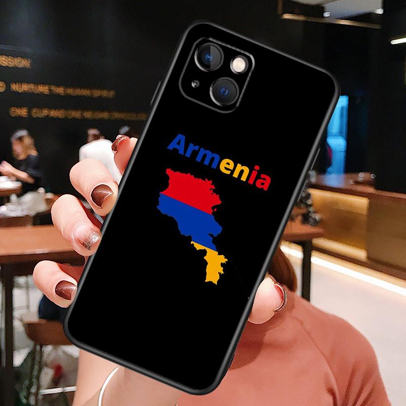 Armenia Armenian Flag Case For iPhone 14 15 16 Pro Max 11 12 13 Mini X XR XS Max 14 Plus Soft Cover