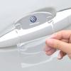 efg1 Car Door Transparent Strip Rearview Mirror Anti-Collision Protection Strip Emblem for VW CC Golf 6 7 GTI Tiguan Passat B5 B6 B7