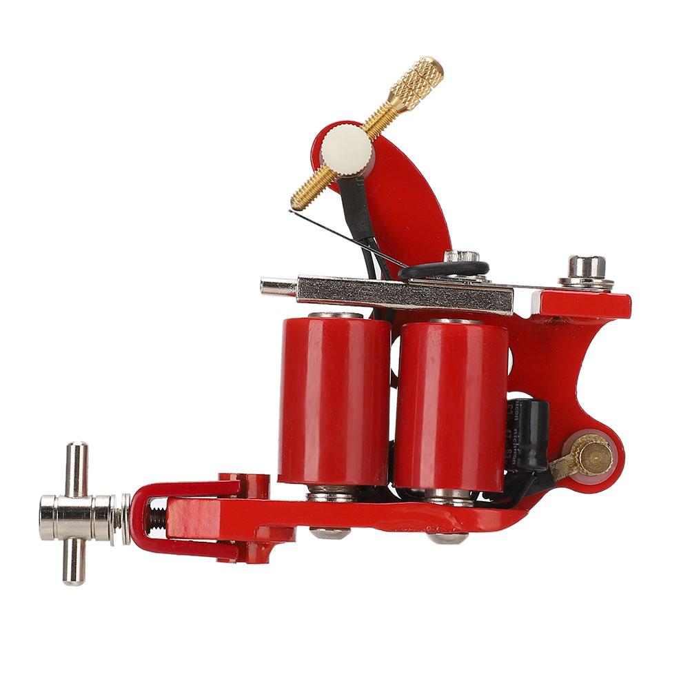 

Professional Alloy Coil Tattoo Machine Strong Motor Liner Shader Tattoo Machine GunRed красный