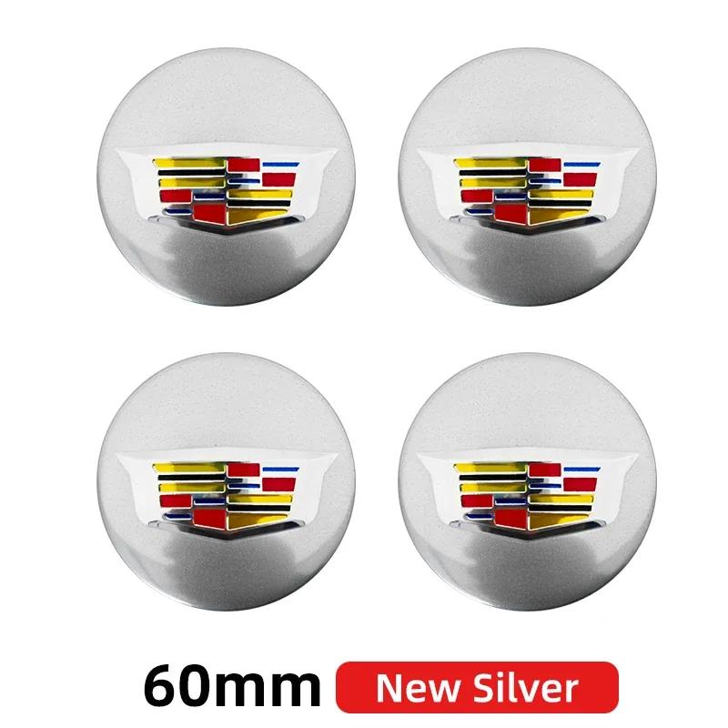 4 pezzi 56mm 60mm 65mm Tappo Coprimozzo Centrale Ruota Auto Coprimozzo Cerchione Adesivi Per Cadillac ATS BLS CT4 CT5 CTS SRX XT6 XTS Escalade Deville