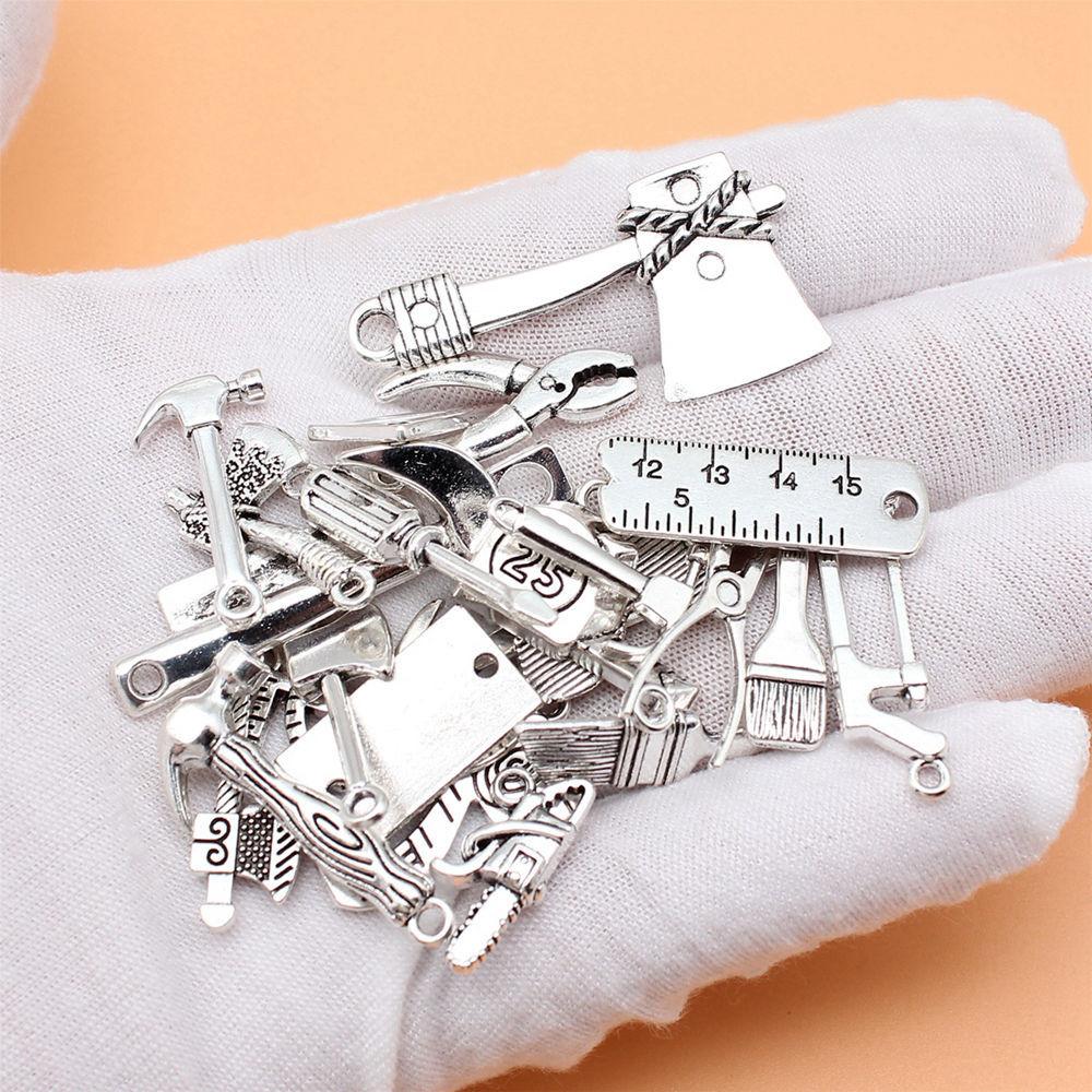 Schlüsselanhänger Werkzeug Gemischtes Set Anhänger Charms Paar Schmuck Ungewöhnliche Herstellung