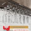 Stainless Steel Hanging Wine Glass Rack for Upside-Down Storage
