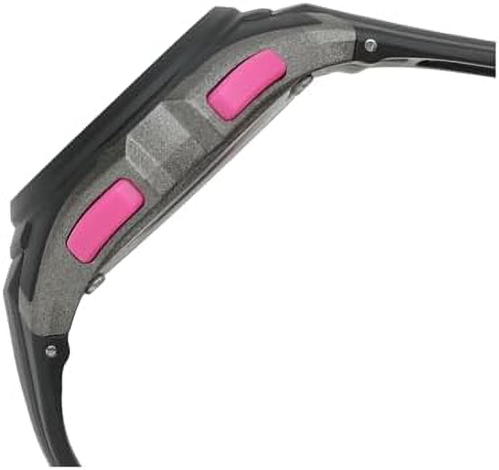 CREPHA Digital Watch Multifunctional Water Resistant Urethane Sports Watch for T-SPORTS (10 ATM) Strap, Women, Black, TS-D318-BK