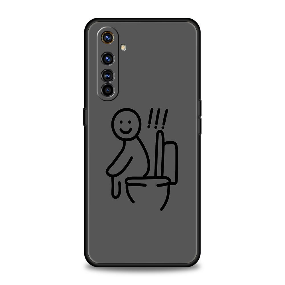 Matchman Cartoon Phone Case for Realme 8 9 10 8i 9i 6 7 GT2 C21 C25 C11 GT Neo 3T Pro Plus 5G Shockproof Silicone Shell Capa Bag