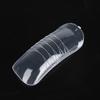 140pcs Dual System Form Extension False Nail Tips Nail Art Tips UV Gel DIY 12 Sizes with Lines