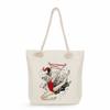Multifunctional Gymnastics Printed Thick Rope Shoulder Beach Bag Casual Large Capacity Handbag 7600 KTB