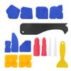 15PcsSet Silicone Sealant Tools Scraper Spatula Cleaner Glass Window Hand Operated Tool