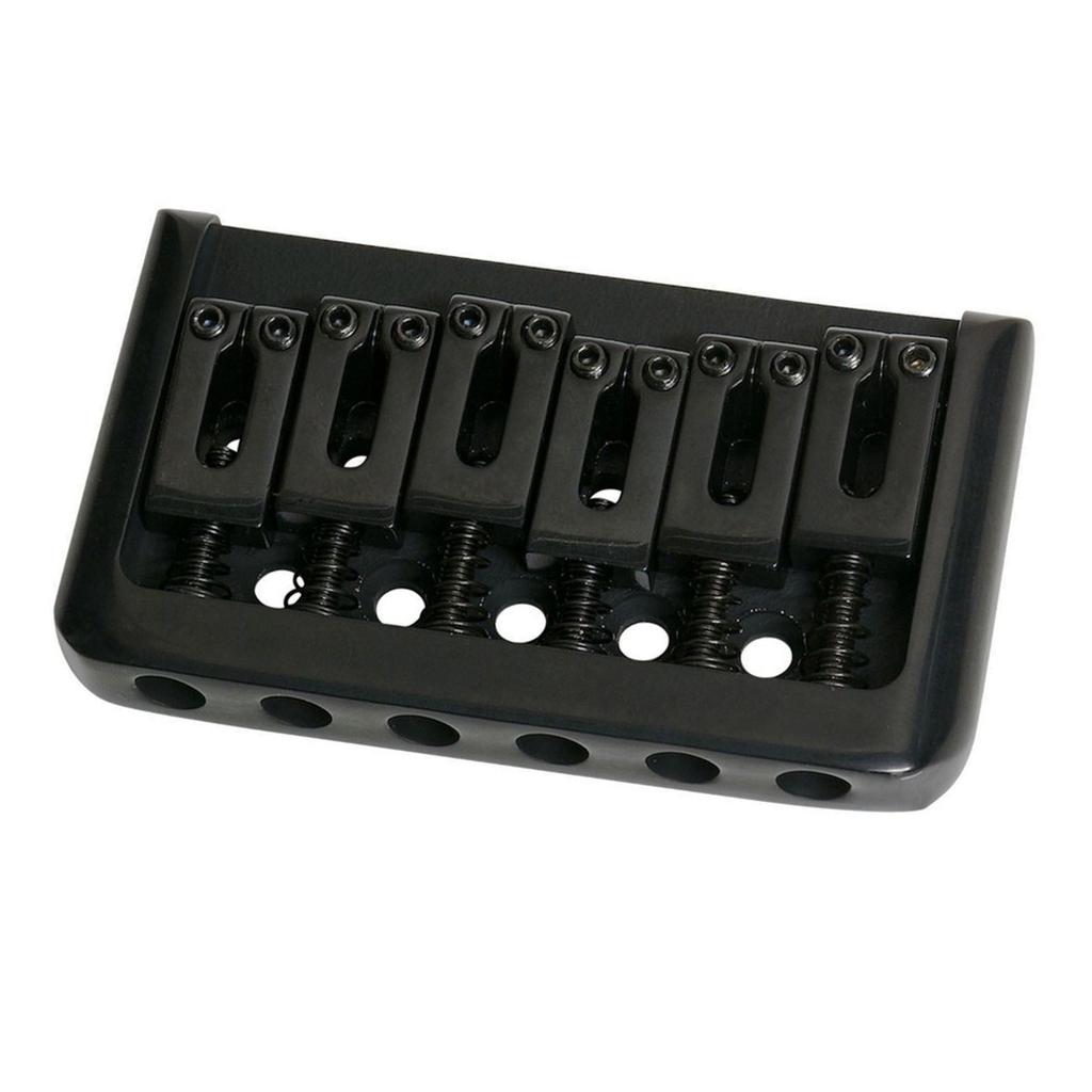 Nicht-Vibrato Elektrische Gitarre Hardtail 6-Saiten Brückensattel für Stratocaster und Telecaster