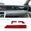 For Porsche Panamera 971 2017-2021 Real Carbon Fiber Car Central Dashboard Panel Decorative Cover Car Interior Accessories