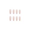 24 Pcs Wearing Nail and Nail Patch Finished Long Ballet Nail Pink and Simple Gradual Change of Color Fake Nails 24 Pieces