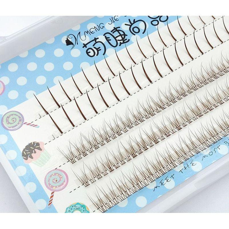 Mogugu - Natürliche, voluminöse farbige künstliche Wimpern