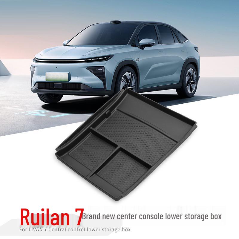 Ruilan 7 Center Console Lower Storage Box for 23 Car Models - Interior Decoration & Modification