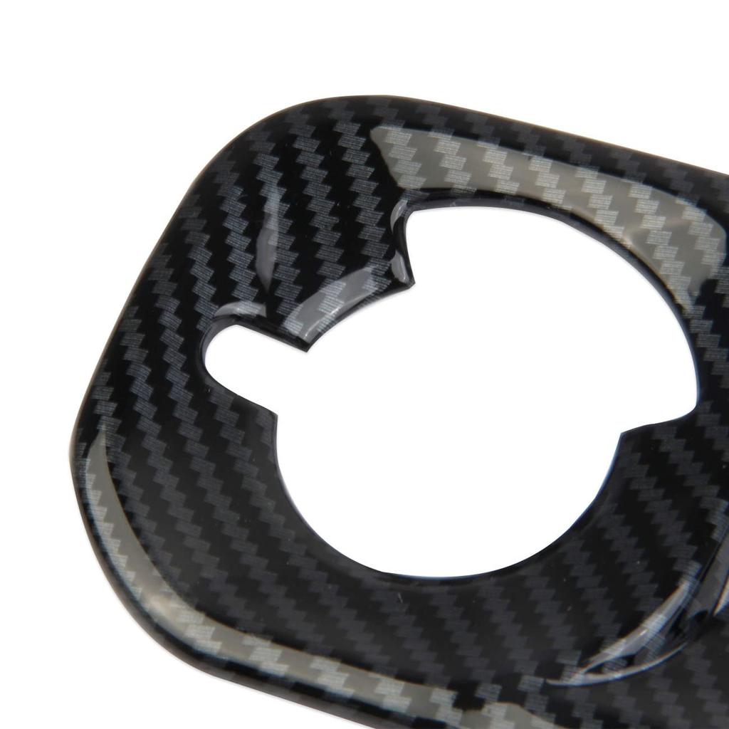 Korlot Carbon Fiber Headlight Switch Button Panel Cover Trim for Dodge RAM 1500 2500 3500 2019-2026