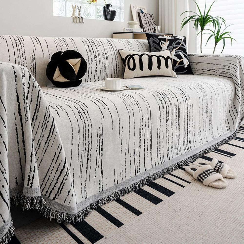 

Тканевый чехол для дивана, высококачественное шениловое покрывало для дивана, всесезонное нескользящее одеяло, подушка на сиденье с защитой от царапин кошек, машинная стирка 180*130cm