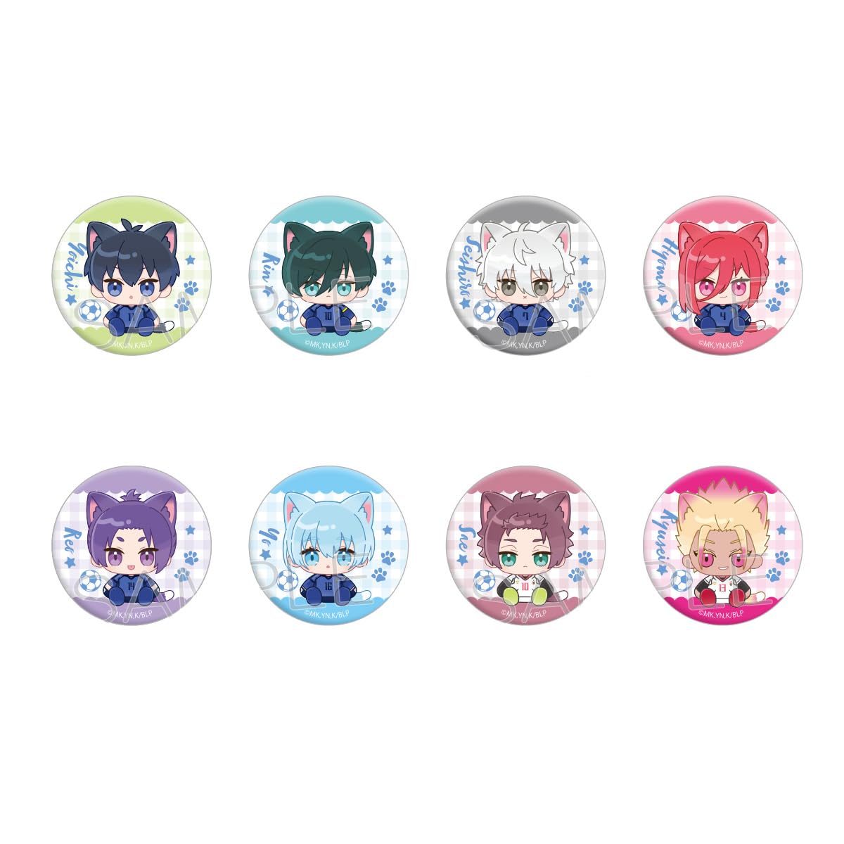 

ТВ Аниме Тапифува Бокс с значками Синяя тюрьма 8 штук