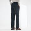 Fengxun Men's Straight-Leg Business Casual Elastic Pants