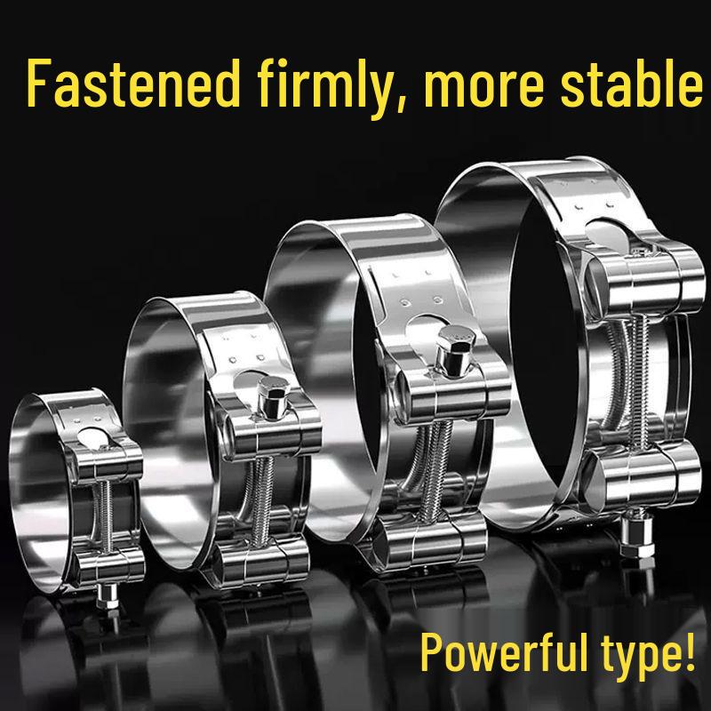 

Быстросъемные хомуты из нержавеющей стали для водопроводных, газовых и масляных труб – Утолщенные хомуты-седла/затяжные хомуты 17-19mm available (2 pieces) [Thickened]