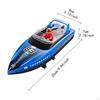 Remote Control Boat Gift Fast Speed Summer Water Toy for River Lakes Bathtub