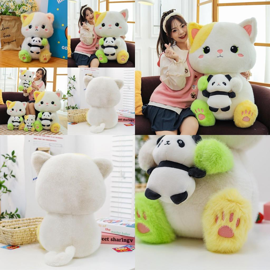 Adorable Cute Bear Plush Toy Fluffy Stuffed Animal Pillow Soft Cushion Gift For Girls