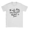 Harajuku TShirt Summer The Only Thing More Powerful Than Hate Is Love Novelty TShirts  100 Cotton Tshirt for Unisex  Tops