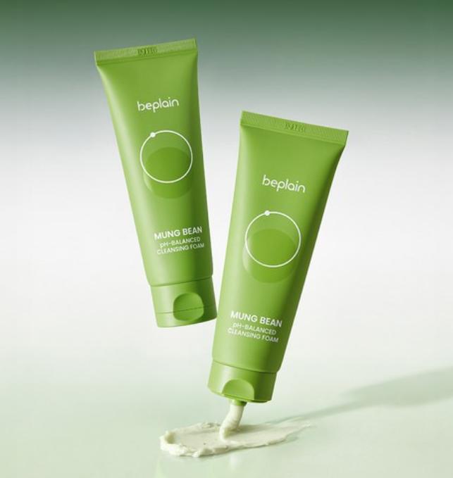 Beplain Mung Bean Mild Acidic Cleansing Foam 80ml – Gentle & Hydrating