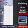 iLeddog German Pressurized Rain Shower Head