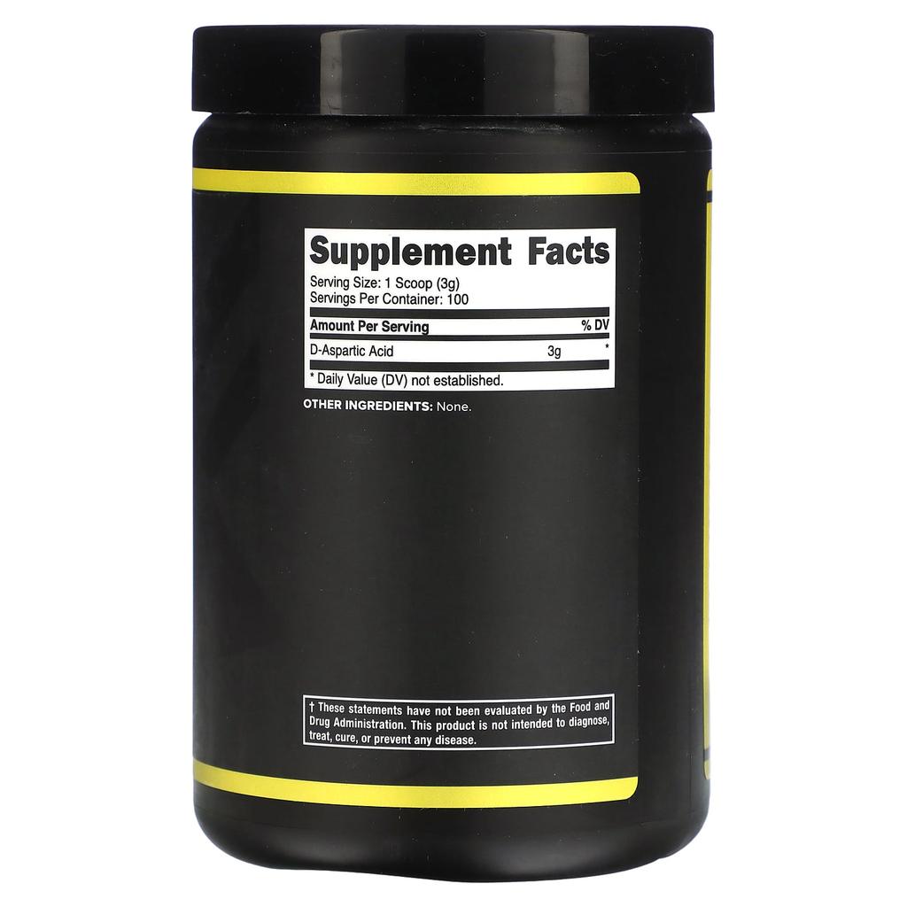 D-Aspartic Acid, Unflavored, 300G(10.6Oz)