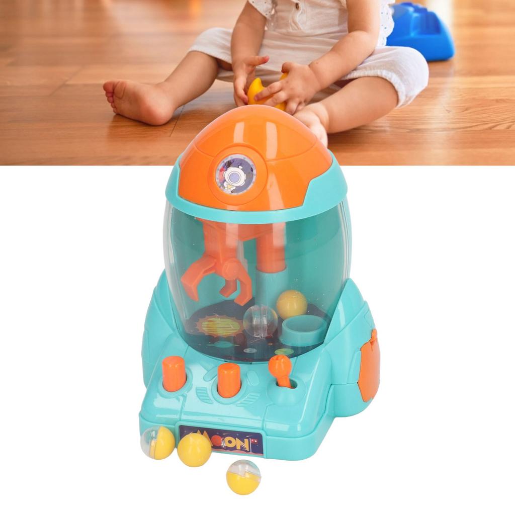 Space Claw Machine Colorful Portable Space Claw Machine for Children Tabletop