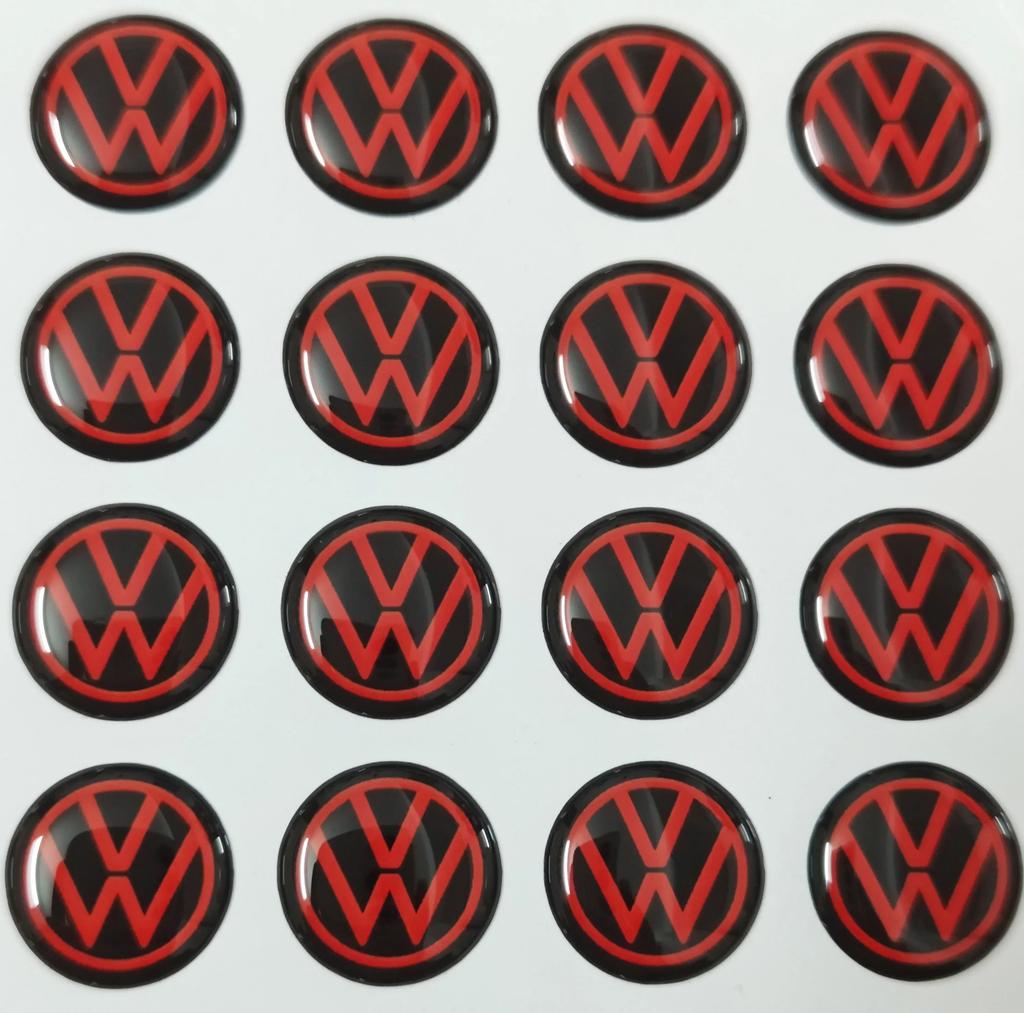 Lmn1 ·Car Key Sticker Auto Control Keychain Accessories For Volkswagen VW Rline R GTI Golf Polo Passat Magotan Tiguan Bora Jetta T-RO