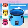 Foldable 1220l Camping Bucket Outdoor With Portable Handle Waterproof Multifunctional Car Washing Fishing Collapsible Water Storage Pail