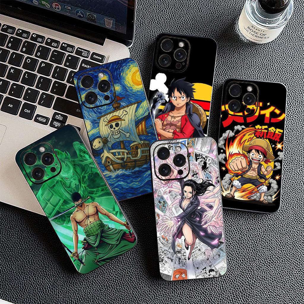 Cover for Apple iPhone 12 13 Pro Max Mini ProMax X XR Air 12Pro 13Pro Casing Phone Case Roronoa Zoro One Luffy Pieces Nico Robin