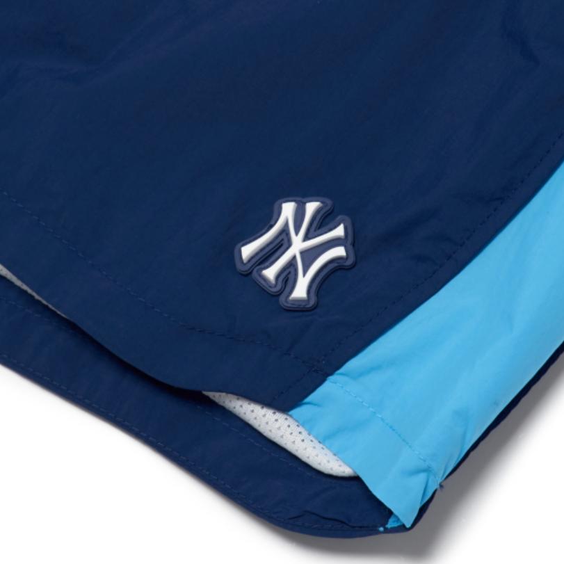 New MLB New York Yankees Casual Shorts Women's Marine Blue 3FSMB0223-50NYL