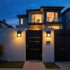 2000LM Solar Outdoor Lights Smart Sensor Wall Lamp Balcony Garden Decoration Outdoor Mood Light Solar Night Decorative Lamp