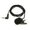 Mini Clip-on Lapel Microphone Portable 3.5mm Condenser Wired Microphone Hands-free Single Direction for Audio Video Recording
