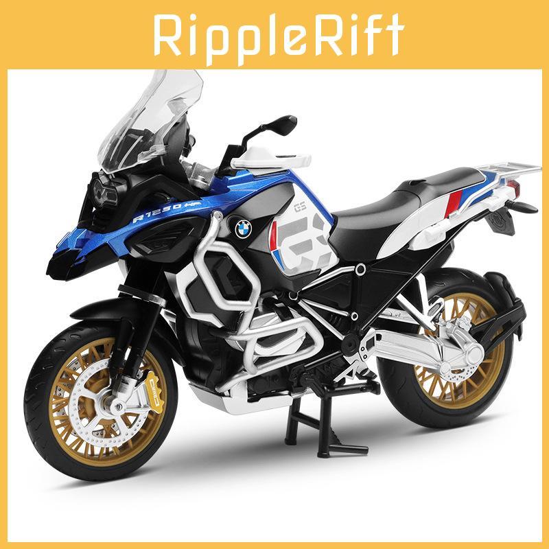 1:12 Bmw Motorcycle Alloy Model With Inertia Control For Collectors