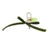 Lily Flower & Pearl Car Keyring with Earphone Case Decoration