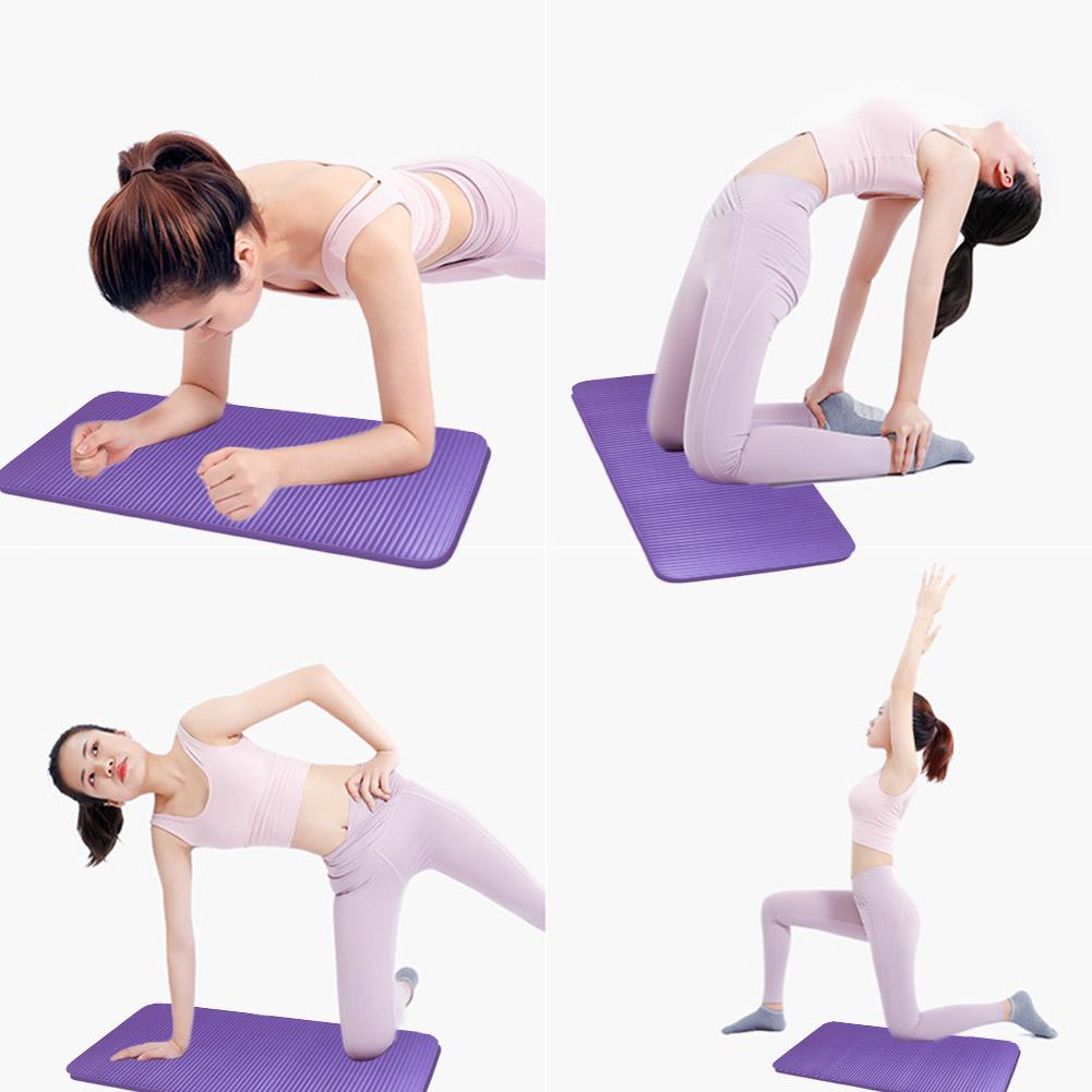 60*25cm Yoga Mat Anti-Skid Sports Fitness Mat Lose Fitness For Home Elbow Gym Joint Protector W J0Q8