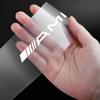 AABIG1 4PCS Car Threshold Protector Transparent Decorative Badge Sticker For Mercedes Benz E260 E200 E300 W205 W212 W166 W176 W242