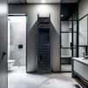 Punch-Free Bathroom Storage Rack: High-End Bathtub & Toilet Side Cabinet