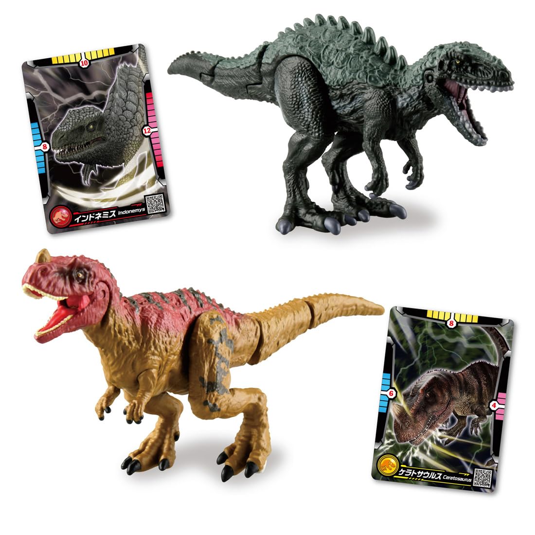 

Takara Tomy Ania Мир Юрского Периода Живой Набор Индоминус VS Цератозавр - Игрушечное Животное Динозавр (Возраст 3+)