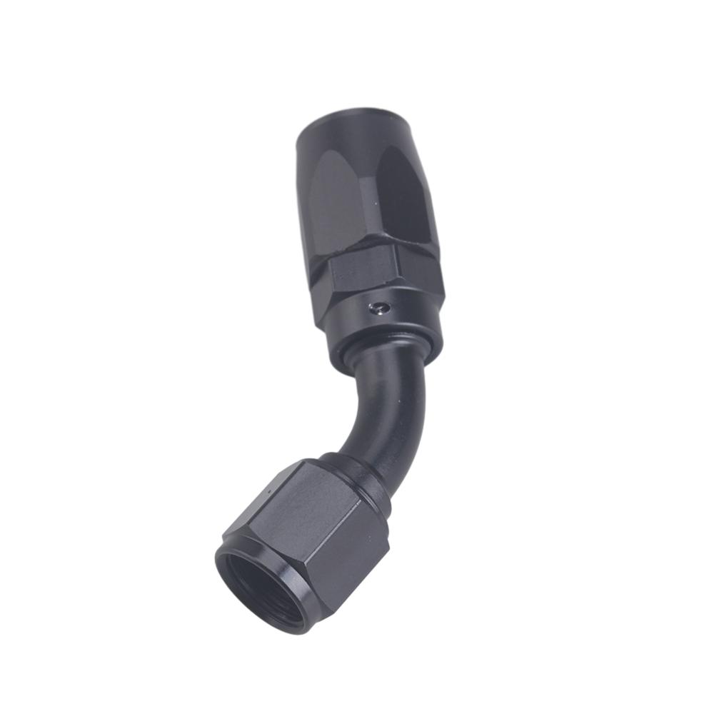 Universal AN4 AN6 AN8 AN10 AN12 Straight 45 90 120 180 Degree Oil Fuel Swivel Hose End Fitting Oil Hose End Adaptor Kit Tube Joi Fuel Injectors 6