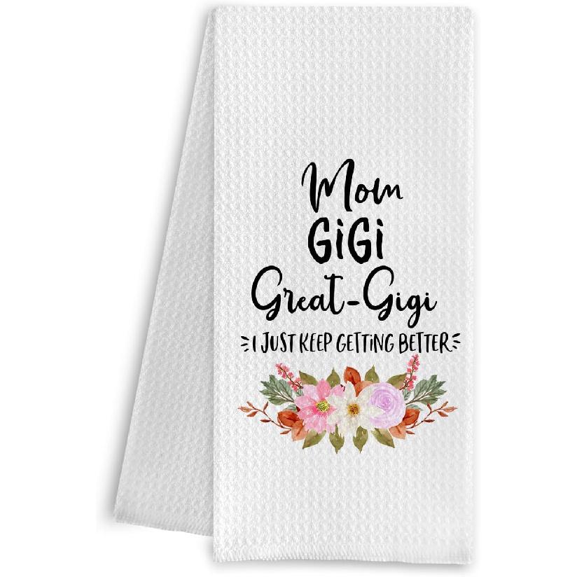 Great Grandma Kitchen Towels - Great Grandma Gifts,Great Grandma Baby Announcement, Great Grandma Mothers Day Dish Towel 16 X 24 Inches (Chenille) Casual