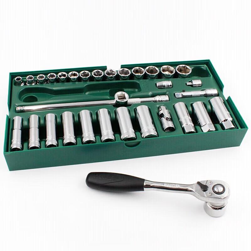 SATA 33-Piece 10mm Socket Wrench Set