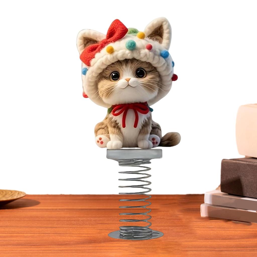 Dashboard Decor | Center Deck Ornament, 2D Acrylic Car Interior Decoration Cat Shaped for Truck RV Desk Bedside