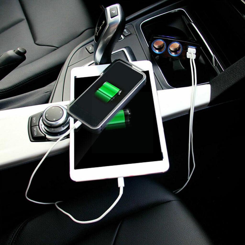 Universal Auto Zigarette Leichter Buchse Adapter Dual Doppel Zubehör 12V Ladegerät Dual Ladegerät USB Auto USB Splitter Stecker O1V0
