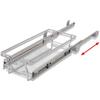 vidaXL Einbauschublade Korbauszug 2 Stk. Silbern 300 mm